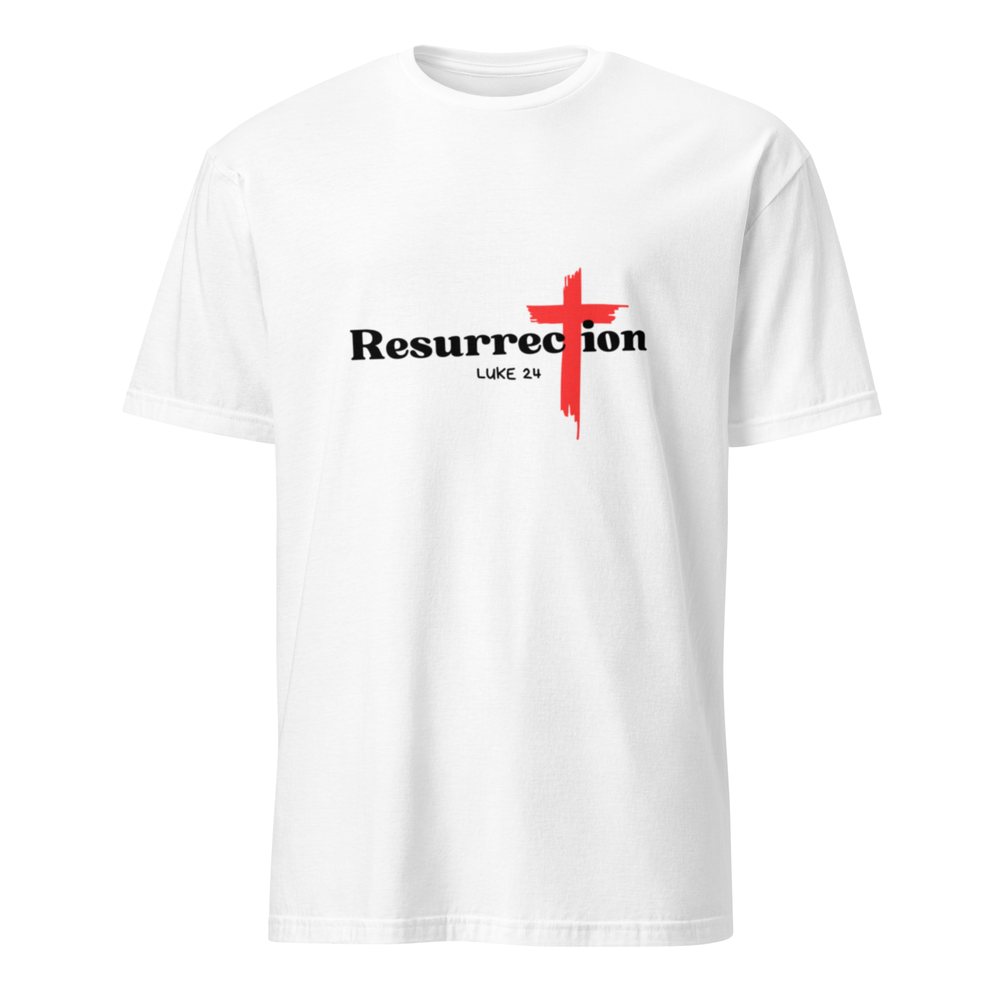 Resurrection Luke 24 Minimalist Christian Shirt | Premium Unisex Tee by Amadeo Clothing